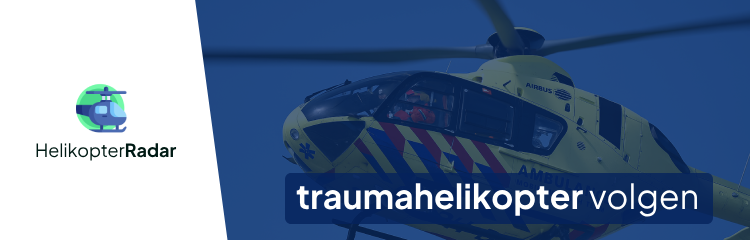 Traumahelikopter volgen met onze radar + zie LIVE meldingen